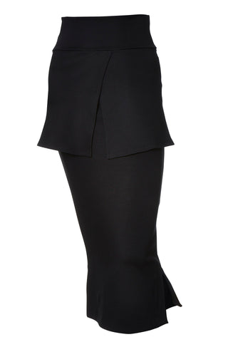 Jupe taille haute noir