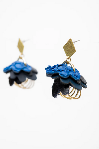 BOUCLES D'OREILLES FLEUR DES NEIGES