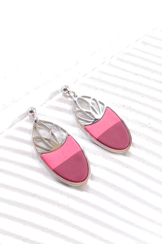 Boucles Signature Rose Framboise