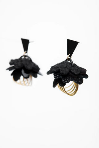 BOUCLES D'OREILLES FLEUR DES NEIGES