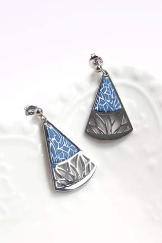 Boucles Signature Rosace Azur