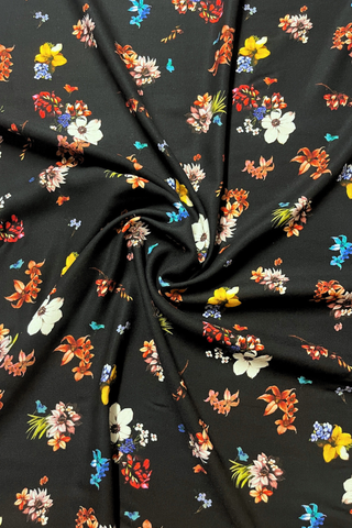 TISSÉ VISCOSE FLEUR