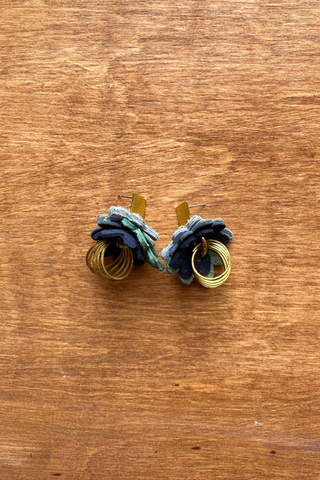 BOUCLES D'OREILLES FLEUR DES NEIGES