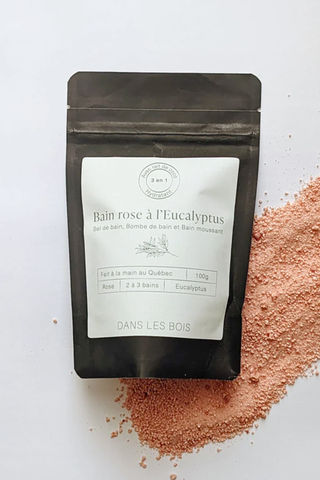 BAIN ROSE D'EUCALYPTUS