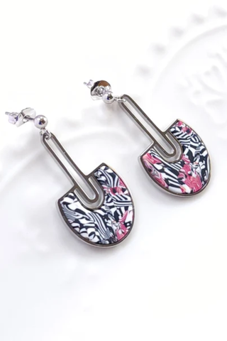 Boucles Signature Rose Zébrée