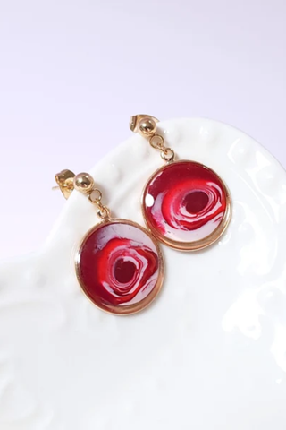 Boucles Kampsos – Rouge Passion Or