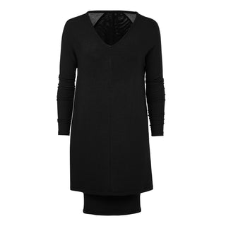 Robe tunique réversible noir