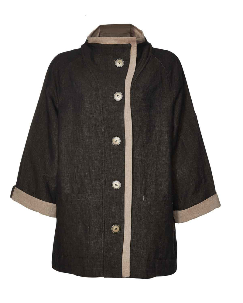 Manteau ample graphite.
