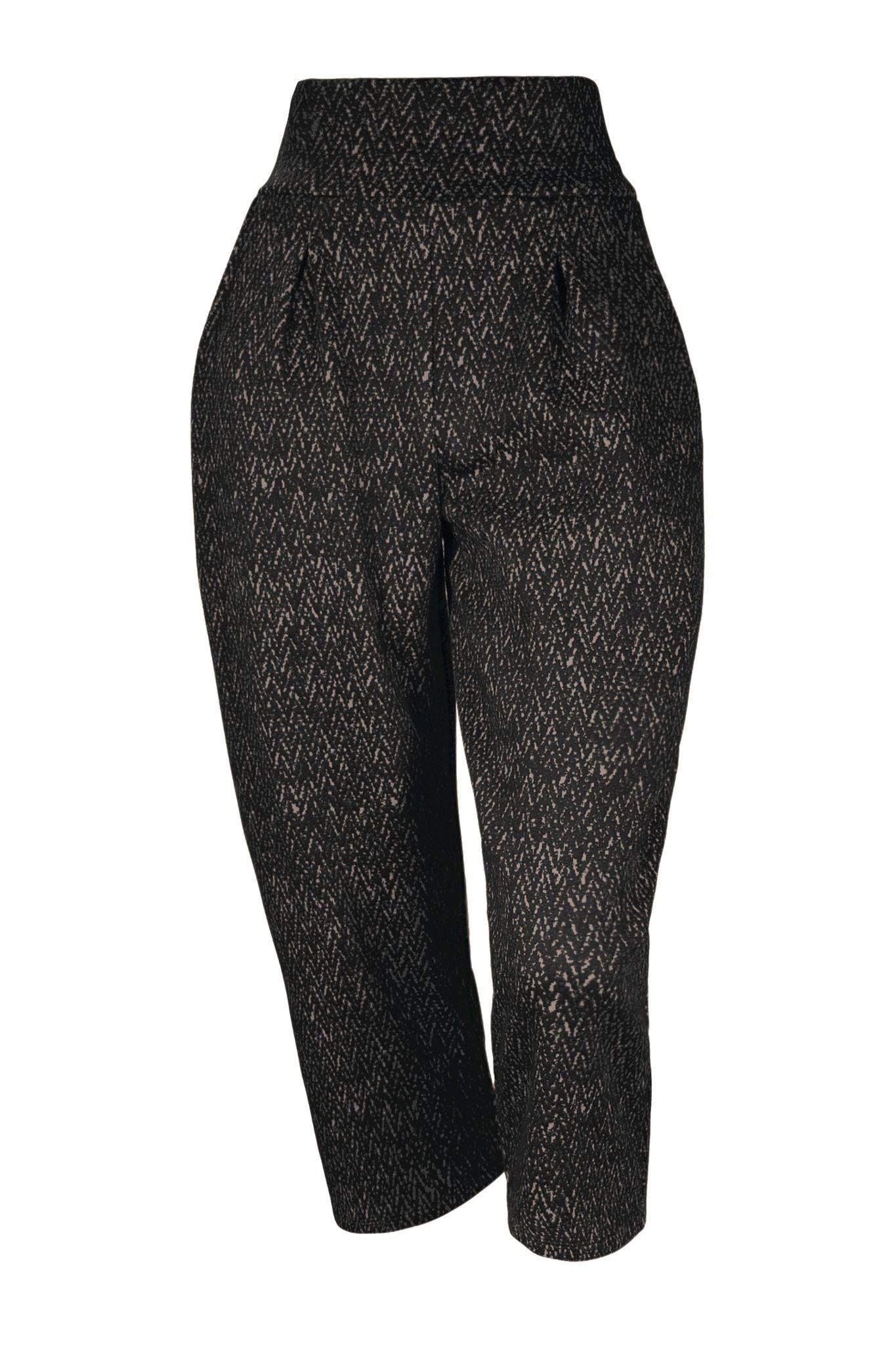MELISSA NEPTON, Pants & Jumpsuits, Melissa Nepton Black Leggings Pants  With Tuxedo Silver Stripe Size Small